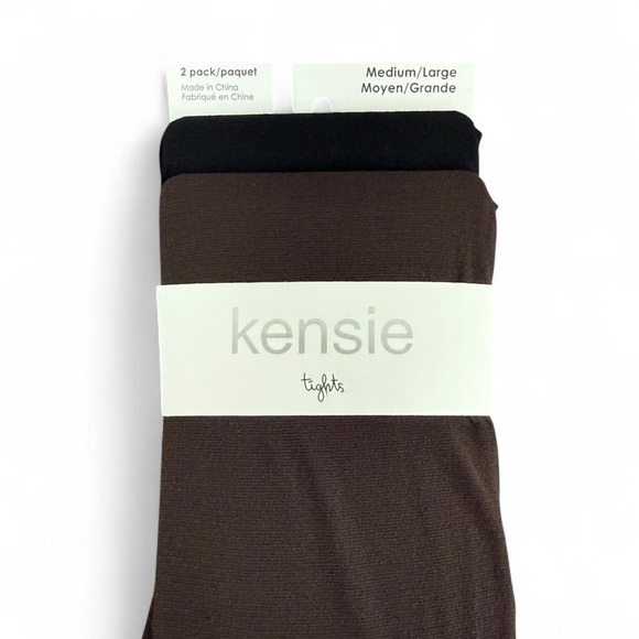 Kensie Women’s Black/Brown Tights bundle New - Picture 3 of 7